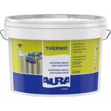 Емаль акрилова для радіаторів Aura Luxpro Thermo, 2,2 л, білий, глянсовий