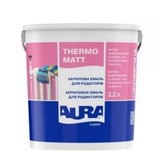 Емаль акрилова для радіаторів Aura Luxpro Thermo, 2,2 л, білий, матовий