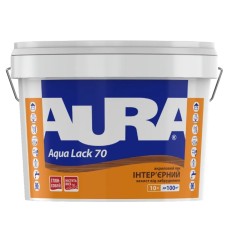 Лак акриловий інтер'єрний Aura Aqua Lack 70, 10 л, безбарвний, глянсовий