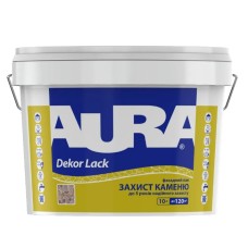 Лак фасадний для каменю Aura Dekor Lack, 10 л, безбарвний, глянсовий