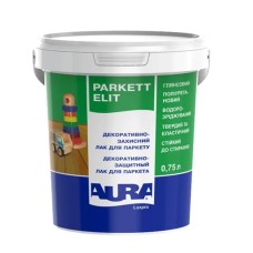 Лак для паркету Aura Luxpro Parkett Elit, 0,75 л, безбарвний, глянсовий