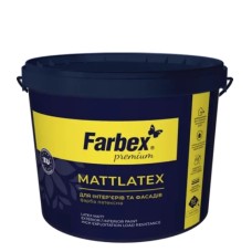 Латексна фарба Farbex Mattlatex біла, 7 кг Латексна фарба Farbex Mattlatex біла, 7 кг