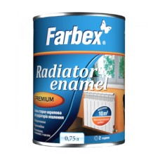 Емаль стирол-акрилова для радіаторів опалення Farbex, 0,75 л Емаль стирол-акрилова для радіаторів опалення Farbex, 0,75 л
