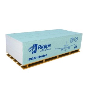 Гіпсокартон вологостійкий стіновий RIGIPS PRO GKBI 1200х2500х12,5 мм