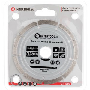 Диск алмазний сегментний Intertool CT-1002 125 мм