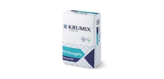 KM MontageFix КРУМІКС (IFCEM) клей для ГКЛ, 14 кг