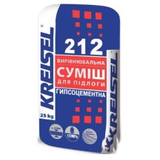 Суміш гіпсова Kreisel 212 для вирівнювання підлоги 3-30мм, 25 кг Суміш гіпсова Kreisel 212 для вирівнювання підлоги 3-30мм, 25 кг