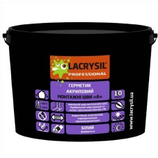Герметик акриловий Lacrysil МОНТАЖНІ ШВИ «А», 1,2 кг