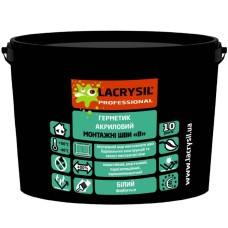 Герметик акриловий Lacrysil МОНТАЖНІ ШВИ «В», 1,2 кг