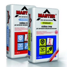 Мастер Стандарт (Master Standart) клей для плитки для внутренних и наружных работ (серый) 25 кг