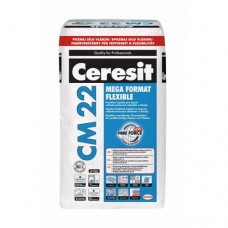 Ceresit CM 22 MEGA FORMAT FLEXIBLE Высокоэластичная клеющая смесь для плитки большого формата 25 кг