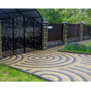 Тротуарна плитка Австрійський камінь h 50 мм, сірий