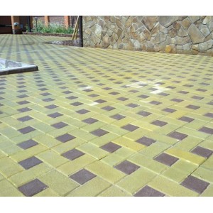 Тротуарна плитка Австрійський камінь h 50 мм, сірий