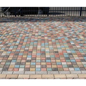 Тротуарна плитка Австрійський камінь h 50 мм, сірий