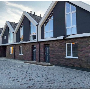 Тротуарная плитка Старе місто h 40 мм, чорна