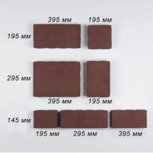 Тротуарна плитка Баварія h 60 мм, колор-мікс Тротуарна плитка Баварія h 60 мм, колор-мікс