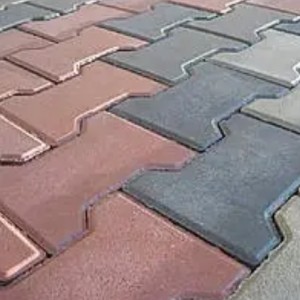 Тротуарна плитка Подвійне Т h 60 мм, сірий