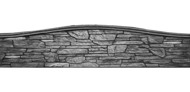 Європаркан односторонній  карпатський камінь арка 2000х500 мм