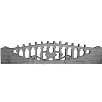 Європаркан односторонній карпатський камінь ажур 2000х500 мм Європаркан односторонній карпатський камінь ажур 2000х500 мм