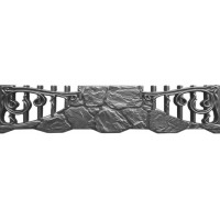 Європаркан односторонній пазл ажур середина 2000х500 мм Європаркан односторонній пазл ажур середина 2000х500 мм