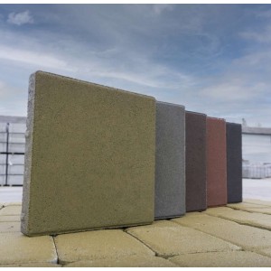 Тротуарна плитка Квадрат  h 30 мм, оливкова