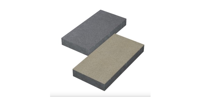 Тротуарна плитка Монблан h 60 мм, жовта