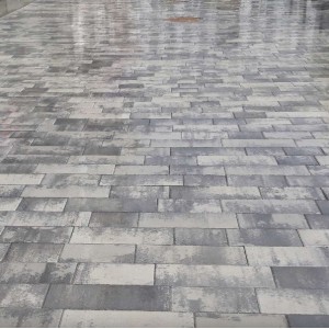 Тротуарна плитка Палуба h 60 мм, коричнева