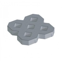 Тротуарна плитка Решітка h 80 мм, сіра Тротуарна плитка Решітка h 80 мм, сіра