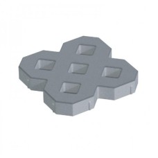 Тротуарна плитка Решітка h 80 мм, сіра Тротуарна плитка Решітка h 80 мм, сіра