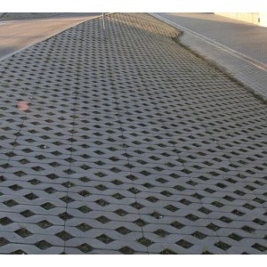 Тротуарна плитка Решітка h 80 мм, коричнева