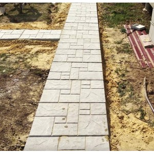 Тротуарна плитка 75х50 см, сіра Тротуарна плитка 75х50 см, сіра