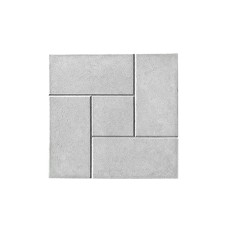 Тротуарна плитка Квадрат Паркет 30х30 см, коричнева