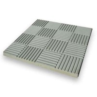 Тротуарна плитка Квадрат Печиво 30х30 см, коричнева Тротуарна плитка Квадрат Печиво 30х30 см, коричнева