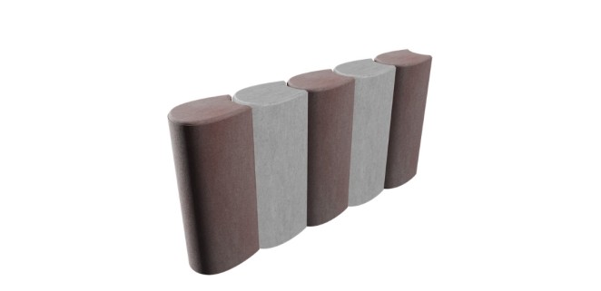 Стовп садовий фігурний 115х265х80 мм (оливковий) Стовп садовий фігурний 115х265х80 мм (оливковий)