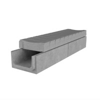 Водовідлив з кришкою 600х300х165 мм Водовідлив з кришкою 600х300х165 мм