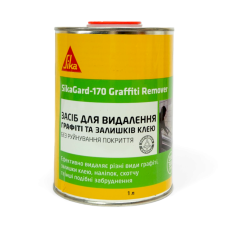 Змивка граффіті, фарби, залишків клею Sikagard – 170 Graffiti Remover, 1 л