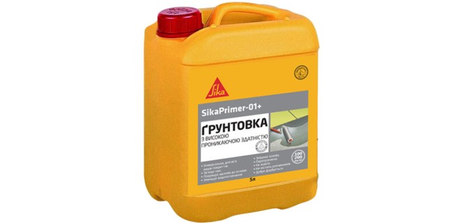 Універсальна ґрунтовка SikaPrimer 01+, 5 кг