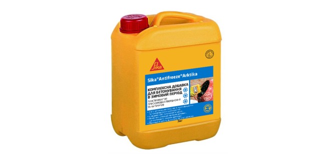 Комплексна добавка для зимового бетонування Sika Antifreeze Arktika, 5  кг