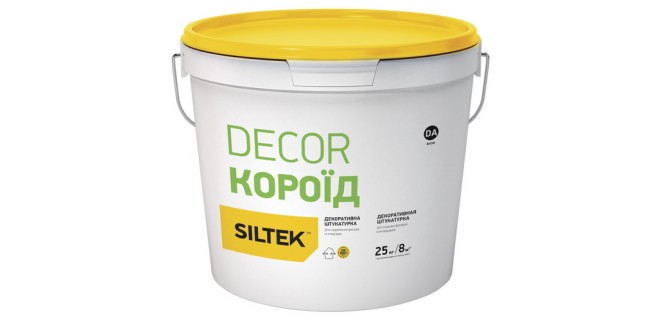 SILTEK DECOR Короед 2 мм белая (база DА)