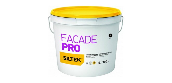 Краска фасадная SILTEK Facade Pro 9 л