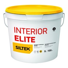 Siltek Interior Elite Фарба латексна стійка до миття база A (біла) 9 л