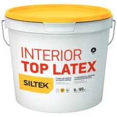 Siltek Interior Top Latex Фарба латексна стійка до миття база A (біла) 9 л