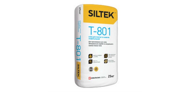 SILTEK Т-801 клей для плитки и камня универсальный