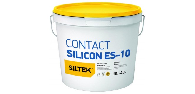 Siltek Грунт-краска Contact Silicon ЕS-10 10 л