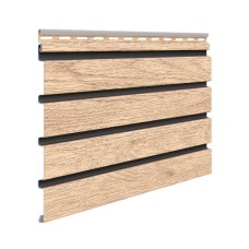 Панель фасадна VOX FRONTO MAX V-Black колір дуб світлий 0,96 м2 