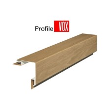 Планка S-12 зовнішнього кута VOX всі кольори (дуб, дуб медовий, дуб золотий, дуб вінчестер, дуб світлий, горіх) 3,05 м