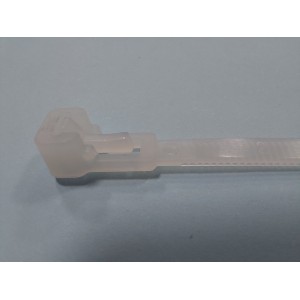 Стяжка кабельна нейлонова багаторазового використання біла CHS-202RT 4,6 мм, 100 шт Стяжка кабельна нейлонова багаторазового використання біла CHS-202RT 4,6 мм, 100 шт