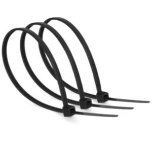 Стяжка кабельна нейлонова чорна 7,6х200 мм, 100 шт Стяжка кабельна нейлонова чорна 7,6х200 мм, 100 шт