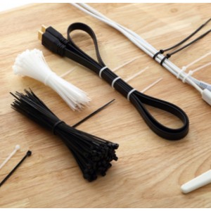 Стяжка кабельна нейлонова для внутрішніх робіт чорна 4,8х300 мм, 100 шт