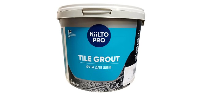Фуга Kiilto Pro Tile grout 31 світло-коричневий Замазка для швів 1–6 мм, 3 кг Фуга Kiilto Pro Tile grout 31 світло-коричневий Замазка для швів 1–6 мм, 3 кг